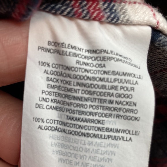 Plaid Half Button Up Long Sleeve Shirt - Picture 6 of 10